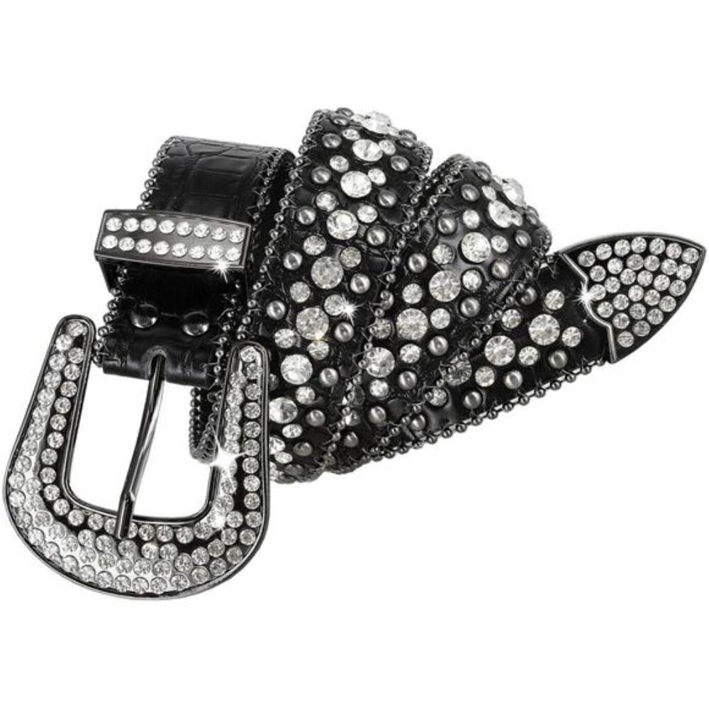 35158 50158 Women's Belts Rhinestone Belt Fashion Western Cowgirl Bling Studded